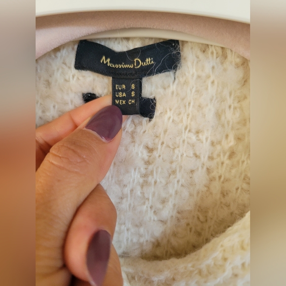 Massimo Dutti Boucle Cardigan Size Small - Picture 11 of 13